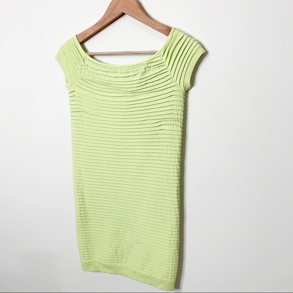 BCBGeneration Lime Green Bodycon Dress - Picture 5 of 5